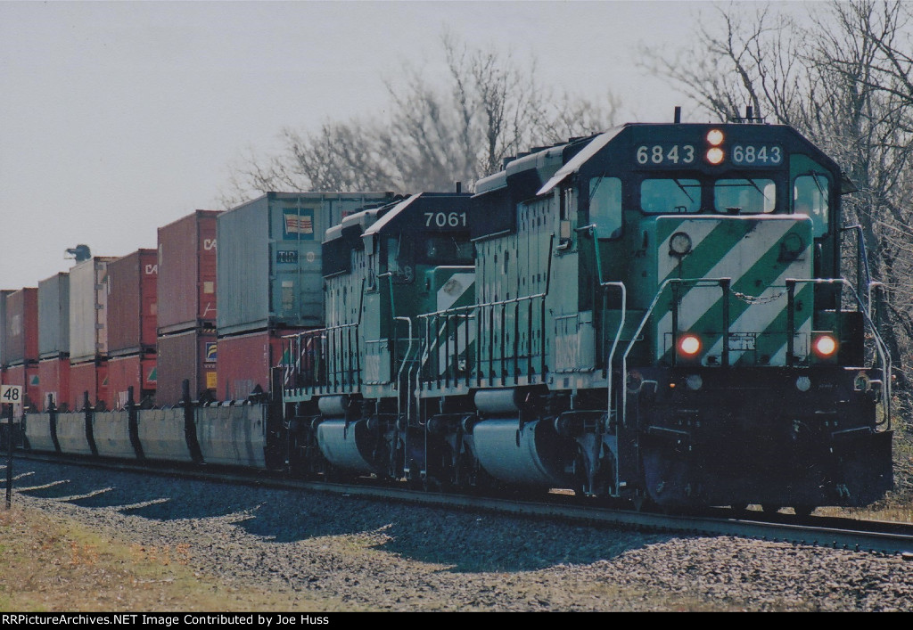 BNSF 6843 West